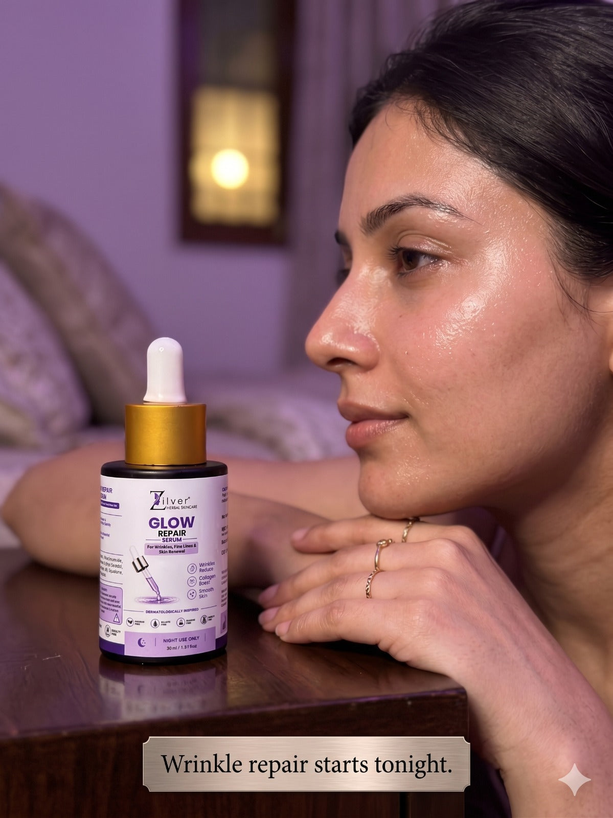 Zilver Glow Repair Serum – For Wrinkles, Fine Lines & Skin Renewal